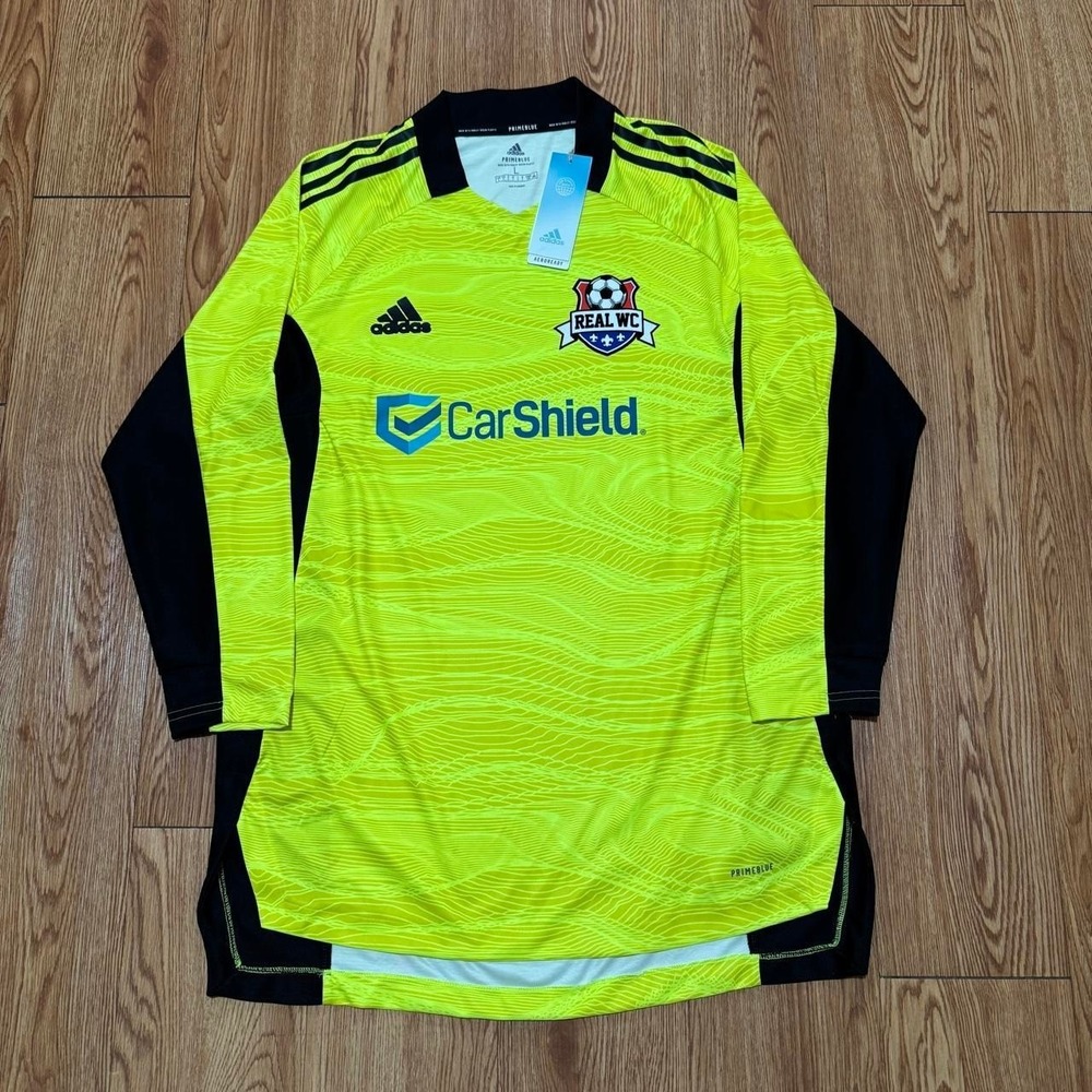 Adidas Men's Condivo Goalkeeper Jersey Large Lime Green CarShield New